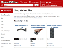 Tablet Screenshot of modernbike.com